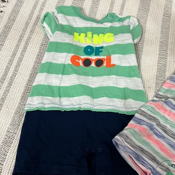 Set of 4 boys romper - Picture 3 of 4